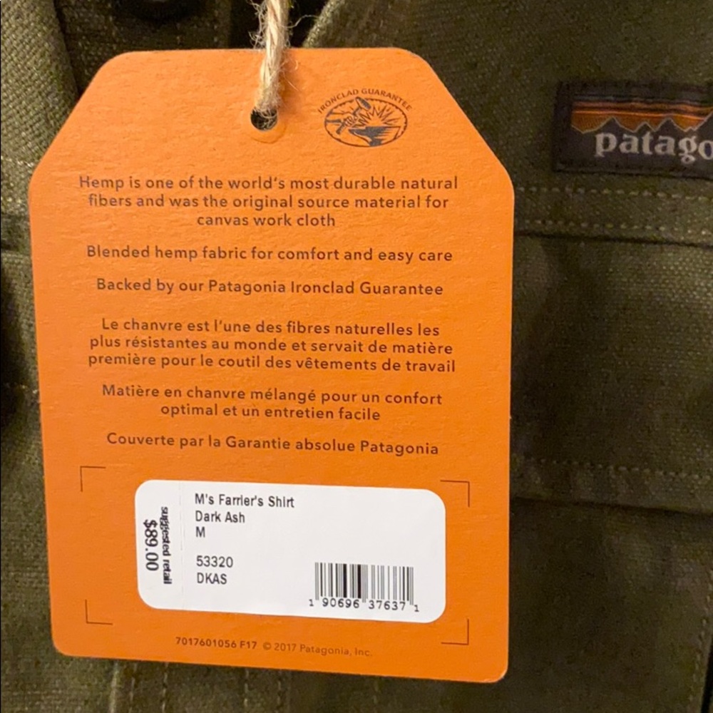 Patagonia Men’s Farrier’s Shirt Hemp Button Down - Picture 5 of 8